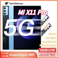 2023ทุกรุ่นใหม่แท็บเล็ต12นิ้ว X11 Pro แอนดรอยด์16GB 12.0 Snapdragon 845แท็บเล็ตพีซี5G Wifi สองซิมการ์ด4G 8000Mah