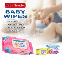 Baby wipes ผ้าเปียกเด็ก ผ้าเปียกทารก ผ้าเปียกทำความสะอาด ปราศจากแอลกอฮอล์ บรรจุ 80 แผ่น