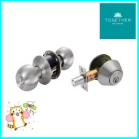 ลูกบิดหัวกลม+DB ISON COMBO 8012 SS+D700 สีสเตนเลสKEYED ENTRY DOOR KNOB + DEADBOLT ISON COMBO 8012 SS+D700 STAINLESS STEEL **ใครยังไม่ลอง ถือว่าพลาดมาก**