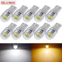 10 X T10 W5W LED Car Light COB 2W Warm White 6V 6.3V 12V Interior Dome Map Clearance Bulb Pinball Game Machine Scooter Moto Lamp