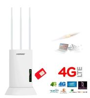 4G Outdoor CPE Router AP เราเตอร์ ใส่ซิมปล่อย Wi-Fi 300Mbps 2.4G รองรับ 3G,4G ทุกเครือข่าย รองรับการใช้งาน Wifi ได้พร้อมกัน 32 users+-