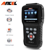 Ancel AD610 Elite OBD2เครื่องสแกนเนอร์ตรวจสอบเครื่องยนต์ ABS SRS SAS ระบบรีเซ็ตฟังก์ชันเครื่องอ่านโค้ด EOBD รถยนต์สแกนเนอร์รถยนต์วินิจฉัยเครื่องมือฟรี Update