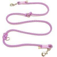 Double Handle Nylon Rope Dog Leash Handmade with durable joints Strong Mountain Climbing Lead Training Leashes