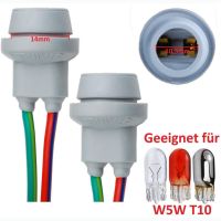 Hot 2PCS T10 W5W ความกว้างตัวบ่งชี้โคมไฟ T10 W5W ยางโคมไฟซ็อกเก็ตที่จอดรถไฟสัญญาณปลั๊กสายรัดรถ light-fbgxbgdbnxxfn