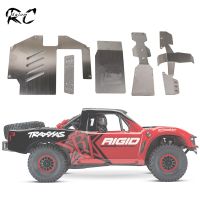 1 Set Metal Front Rear Axle Protector Chassis Armor Skid Plate for 1/7 RC Short Course Truck UDR Unlimited Desert Racer