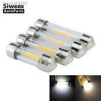 ☂ 2 Pcs 31MM 36MM 39MM 41MM Car LED Dome Festoon Lights Indicator Bulb Reading Map License Plate Lamp DC 12V White Warm White