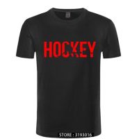 Hockeyer พิมพ์เสื้อยืดสำหรับผู้ชายวันคริสต์มาสออกแบบฤดูร้อนเสื้อยืด Camisas Hombre