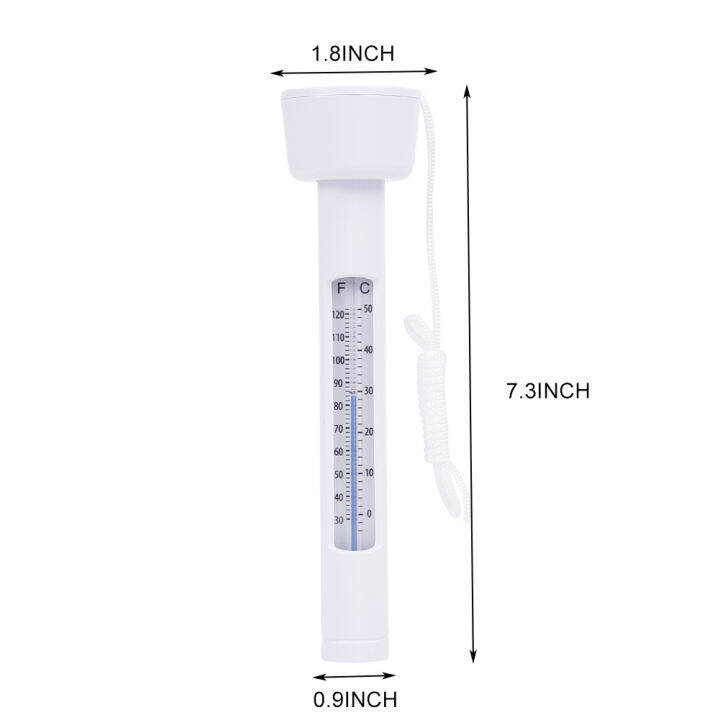 rebrol-จอคลังสินค้าพร้อมสระว่ายน้ำเครื่องวัดอุณหภูมิแบบลอยตัวบ่อปลาควบคุมอุณหภูมิที่แม่นยำสูงสำหรับสระน้ำในร่มกลางแจ้งอ่างอาบน้ำร้อนในสปาตู้ปลา