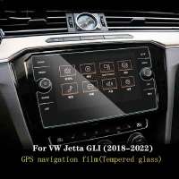 สำหรับ Volkswagen Jetta GLI 2018-2022หน้าจอนำทางกระจกนิรภัยป้องกันฟิล์มอุปกรณ์ตกแต่งภายใน Anti-Scratch