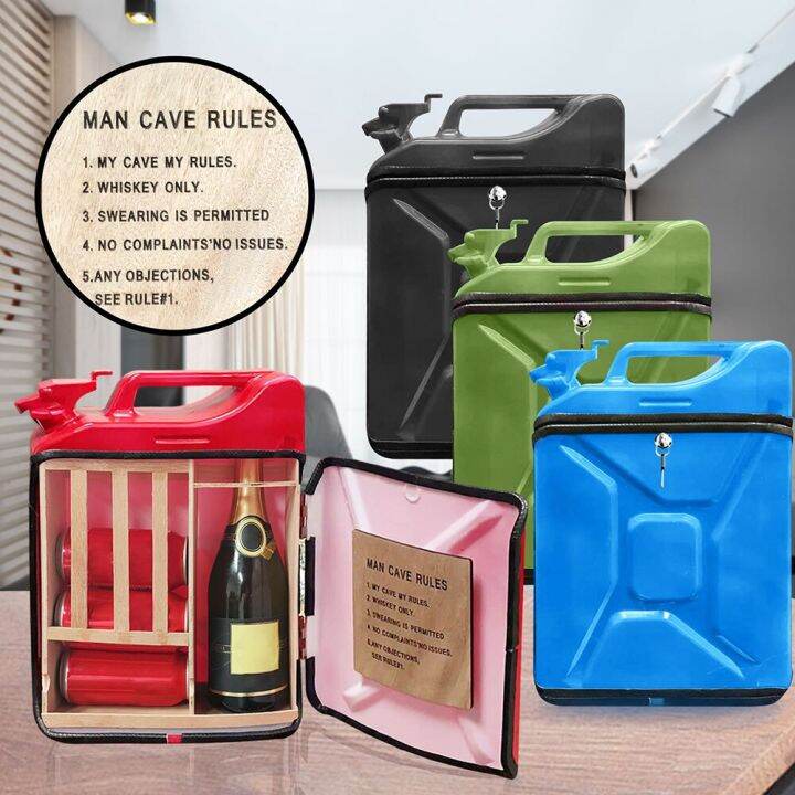 Small Jerry Can Canister Mobile Whisky Bar My Cave My Rules