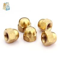 20Pcs DIN1587 M3 M4 M5 M6 Brass Cap Hex Nuts Decorative Dome Head Cover Semicircle Acorn Nut