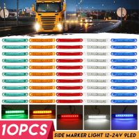 ไฟรถเทรลเลอร์ทรงรีไฟ9LED 10/20/30ชิ้น12V 24V รถบรรทุกคาราวานรถบรรทุกตัวชี้วัดเครื่องหมายไฟ LED ด้านข้าง Camion โคมไฟแสงสลัวรีโมท