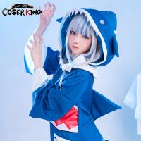 Hololive Gawr Gura Vtuber เครื่องแต่งกายคอสเพลย์ การ์ตูนอะนิเมะ Cosplay Costume Dress Woman