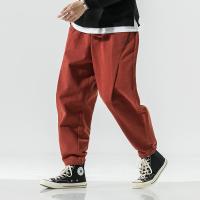 Mens Casual Retro Work Pants Trendy Large Size Sweatpants Straight Pants Japan Harajuku Jogging Pants