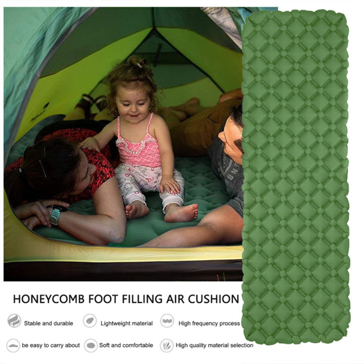 inflatable-ultralight-sleeping-pad-air-ที่นอนเดินป่ากลางแจ้ง-trekking-picnic-sleeping-mat-หมอน-camping-air-mat-cushions