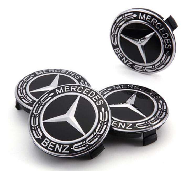 4ชิ้น เซ็ต75มม โลโก้รถขอบล้อปิดดุมล้อสำหรับ Mercedes Benz W211 W203