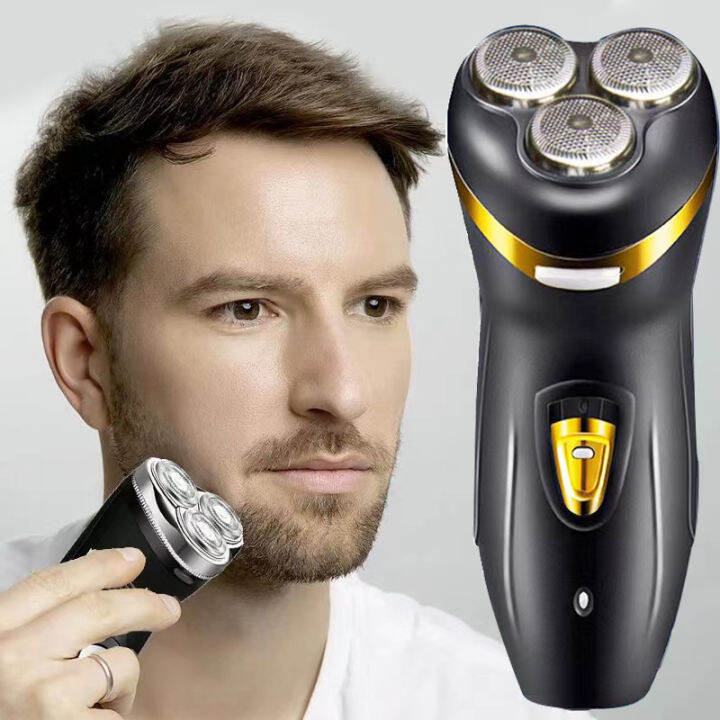 3D Electric Hair Razor for Men Bald Head Shaver Beard Trimmer Triple ...