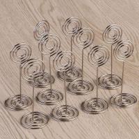 10pcs Swirl Table Number Photo Holder Stands for Weddings Party Gatherings