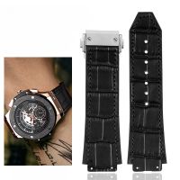 【DT】hot！ Leather Silicone Underskin Watchband for Yubo Classic Big Bang Fusion Convex Interface 26x19mm Wrist