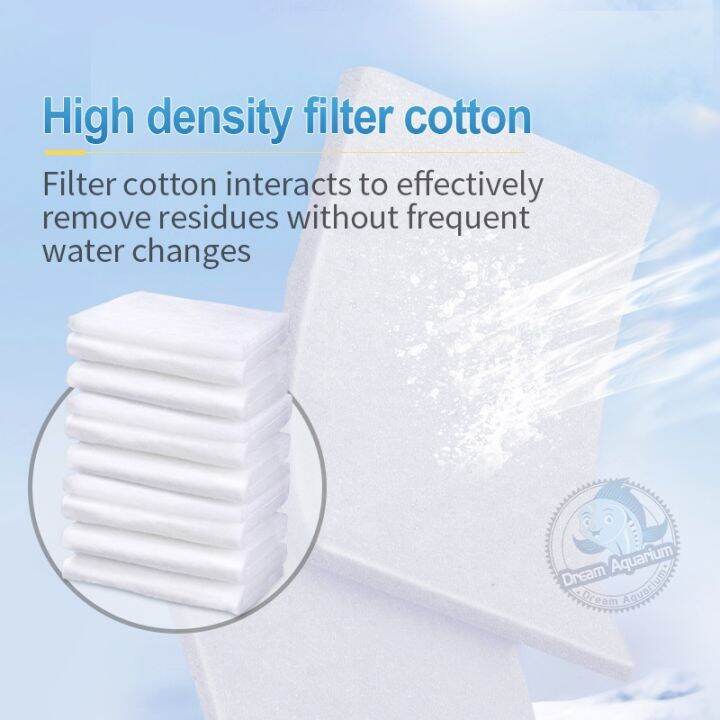 Disposable Aquarium Filter Wool Sponge Filter Media Filter Pad | Lazada PH