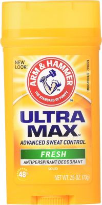 Arm &amp; Hammer โรลออนระงับกลิ่นกาย, Ultra Max Fresh กลิ่นสดชื่น ยาวนาน 48 ชม., ขนาด 2.6 oz (73 g)