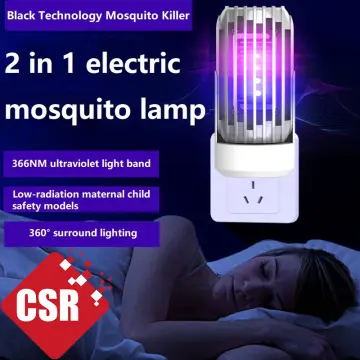 Inova Indoor Electric Plug-In Bug Zapper with UV Light - Black