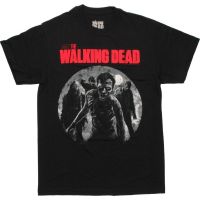 เสื้อยืดคอกลมAg เสื้อยืดแขนสั้นลําลอง พิมพ์ลายกราฟฟิค The Walking Dead 3D แฟชั่นสําหรับผู้ชาย และผู้หญิง S-5XL