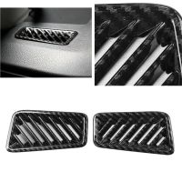 สำหรับ Toyota RAV4 2019-2023คอนโซลกลาง Air Outlet Vent ฝาครอบ Trim Grille คาร์บอนไฟเบอร์รถ Dashboard Out กรอบสติกเกอร์