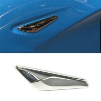 For -BMW X3 X4 F25 F26 2013-2017 Front Side Chrome Fender Trim Finisher Marker Turn Signal Light Lamp Cover Trim