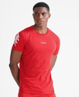 SUPERDRY TRAIN CORE T-SHIRT เสื้อยืด สำหรับผู้ชาย สี Tango Red