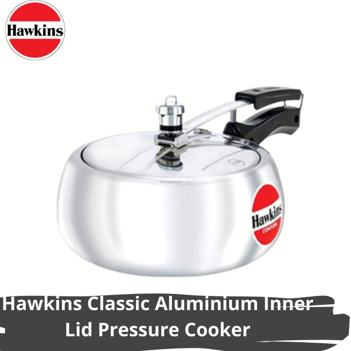  Hawkins Classic Aluminum Pressure Cooker, 2 Litre