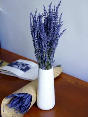 100g Romantic Provence Decoration Lavender Flower Silk Artificial Flowers Grain Decorative Simulation of Aquatic Plants