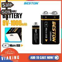 ถ่านชาร์จ 9V BESTON ความจุแบต 1000mAh แบตเตอรี่ชาร์จ 9V  มีสายแถม USB Micro  ใช้ได้นาน มีความเสเถียร #แบตมือถือ  #แบตโทรศัพท์  #แบต  #แบตเตอรี  #แบตเตอรี่