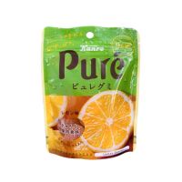 New Arrival (x2pack)?Kanro คันโระ ลูกอมเคี้ยวหนึบ กลิ่นเลม่อน (สินค้านำเข้าจากญี่ปุ่น) Kanro Pure Gummy Lemon