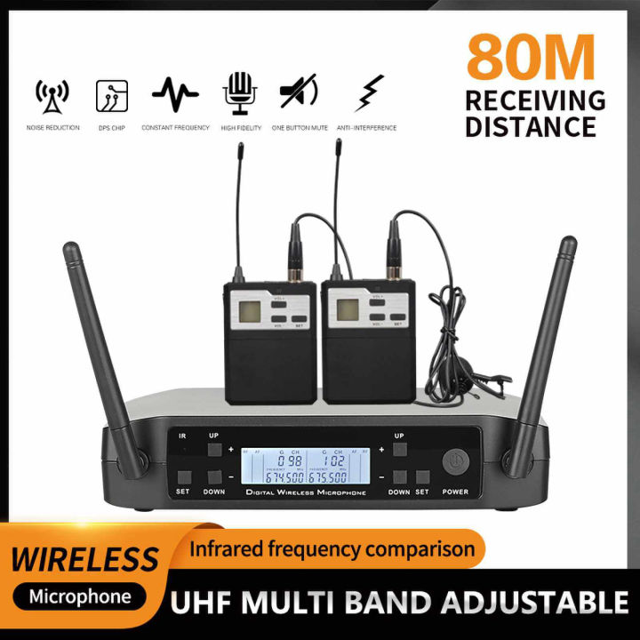 GLXD4 UHF professional wireless microphone karaok mikrofon mike for