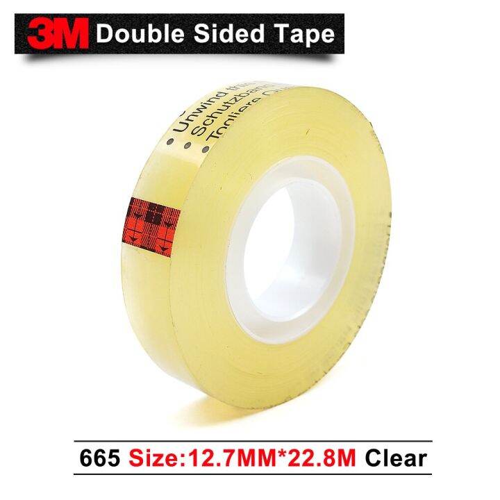 3m665-double-faced-tape-scotch-transparent-665-double-faced-adhesive-width-12-7mm-length-22-8meters