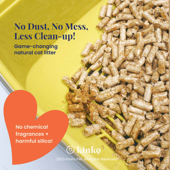 HOT SUF35 4L Timber Kitty WoodRice Hull KinKo Cat Litter Lazada PH