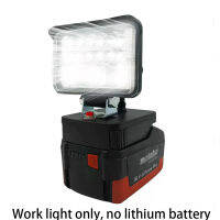 หลอดไฟ LED ทำงานสำหรับ metabo 18V Li-ion Battery 625367000 625368000 321000480 BS18 LT SSD18 l. T ไอออน30W ไฟทำงาน