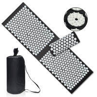 125X43ซม. เบาะนวดโยคะ Acupressure Mat และหมอนชุดคอ Back Massager Pain Relief Kuznetsov S Applicator นวด Pad