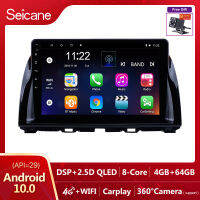 Seicane - 10.1 inch IPS หน้าจอสัมผัส Android 10.0 วิทยุรถยนต์ GPS โฮสต์ 2012 2013 2014 2015 Mazda CX-5 2Din เล่นมัลติมีเดียสนับสนุน SWC แบ่งหน้าจอ Netflix Playstore วัด YouTube