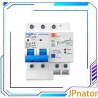 JPnator สวิตช์หลักเบรกเกอร์กระแสไฟตกค้างพร้อมอุปกรณ์ป้องกันไฟกระชาก RCBO MCB พร้อม SPD ตัวป้องกันฟ้าผ่า