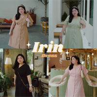 Irin Dress เดรสกระดุมหน้าสไตล์เกาหลี #เสื้อผ้าสาวอวบ Plussize 912