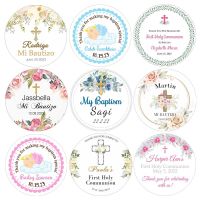 Mi Primera Comunión Sticker Labels Custom Name Date Holy First Communion Boy Girl Angel Baby Shower Christening Party Stickers Bar  Wine Tools