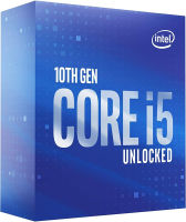 Intel Core i5-10600K Desktop Processor 6 Cores up to 4.8 GHz Unlocked  LGA1200 (Intel 400 Series Chipset) 125W Regular Version