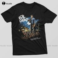 เสื้อ2ผีอมตะ (Evil Dead) สไตล์วินเทจ2023คุณภาพสูงเสื้อยืดคอกลมแขนลำลองขาสั้นแฟชั่นพิมพ์ลายเสื้อ100% คอกลมสำหรับฤดูร้อน