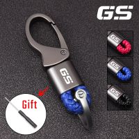 ▤۞✲ For BMW GS R1250GS R1200GS F800GS F750GS F650GS R1250 1200 F800 750 650 Motorcycle Keyring Metal Key Ring Braided rope Keychain