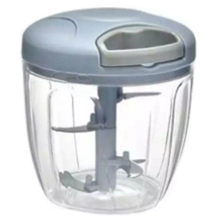 Food Chopper Manual Hand Pull Large 5 Blades Small String Speedy