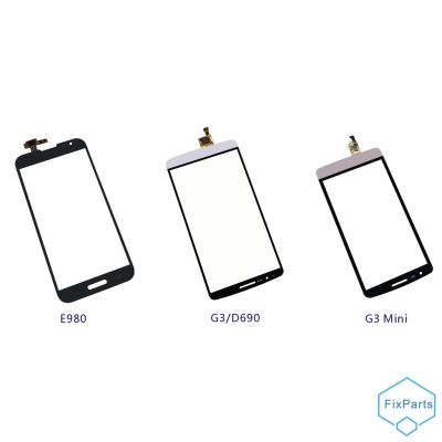 สำหรับ LG E980สไตลัส G3 G3 D690 D722ขนาดเล็ก D724 G3S จอแสดงผล LCD แผ่นสัมผัสภายนอกเปลี่ยนกระจกหน้าจอเลนส์กระจกหน้า