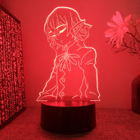 Acrylic 3D LED Night Light Anime The Seven Deadly Sins Figures Cartoon RGB Table Lamp For Kids Room Decor Xmas Birthday Gifts