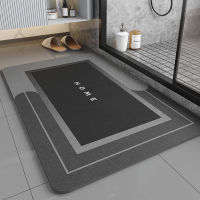 Absorbent Bath Mat Non Slip Quick Drying Bathroom Rugs Bath Tub Side Area Rug Diatom Mud Floor Mats Home Oil Proof Kitchen Mat